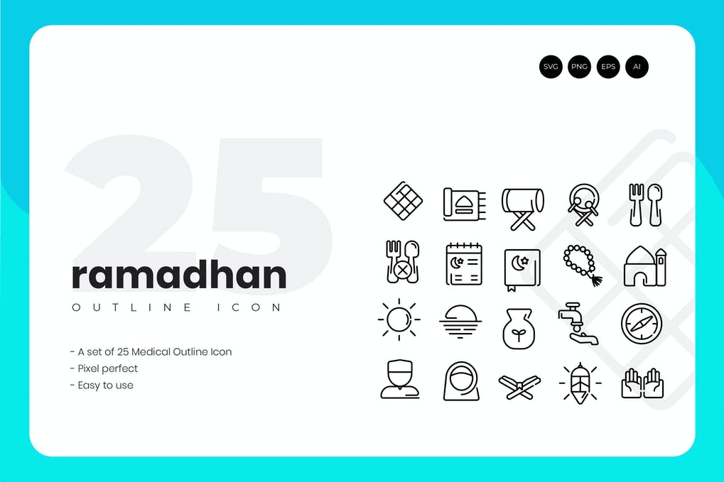 Free Ramadhan Icon Set Download