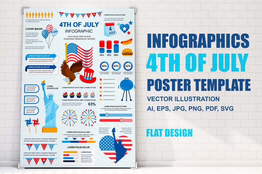 Free Infographics Poster TemplateDownload