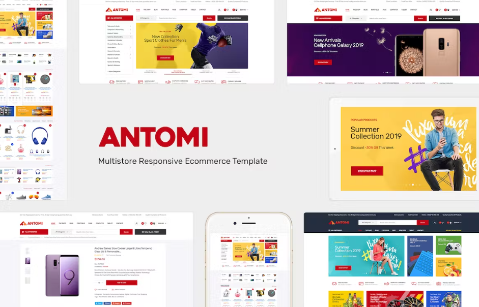 Antomi Multipurpose OpenCart Theme