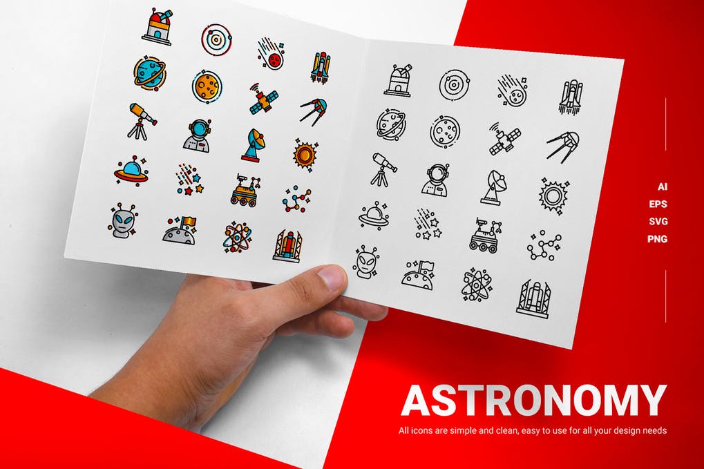 Free Astronomy Icons Download