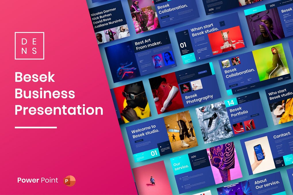 Free Besek Business PowerPoint Presentation Template Download