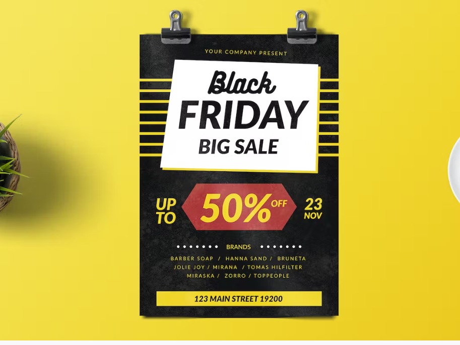 Big Black Friday Sale Flyer 