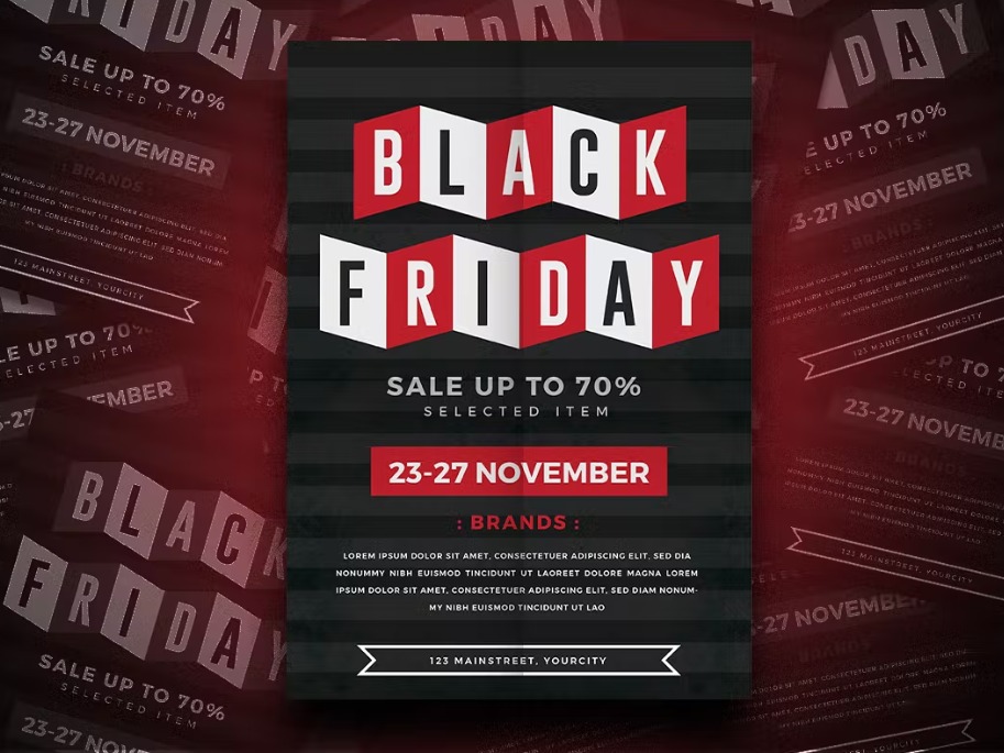 Big Black Friday Sale Flyer Download