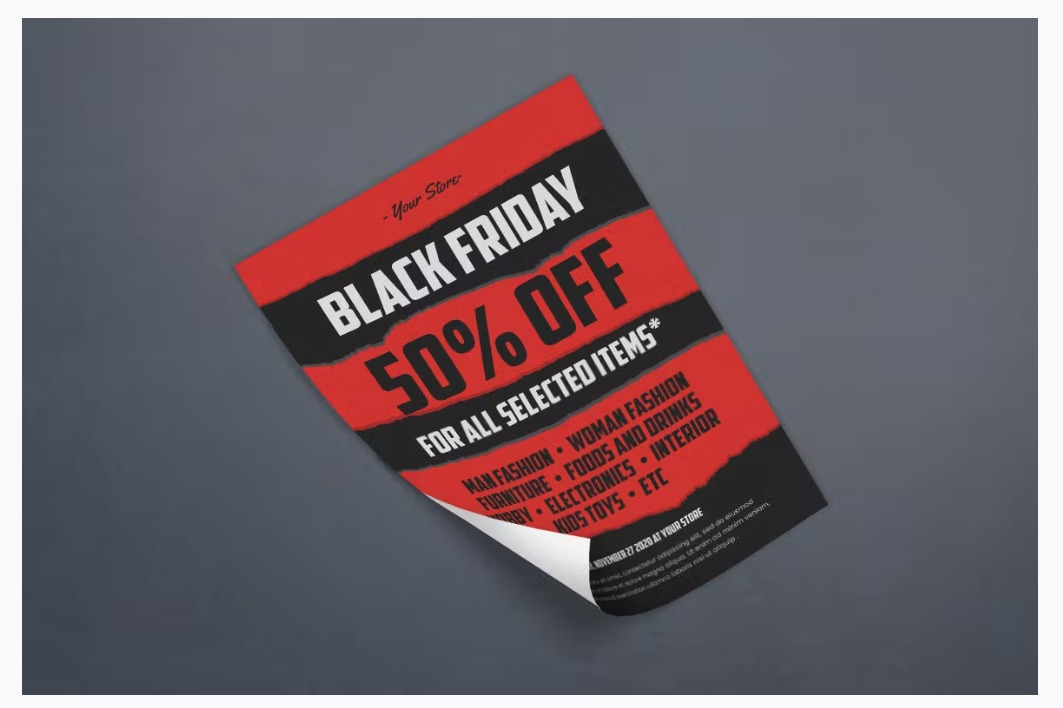 Free Black Friday Template Download | Vol.A0235