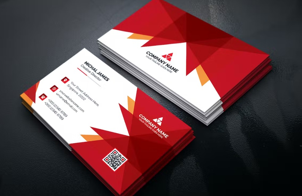 Free Professional Business Card Template Download | Vol A058