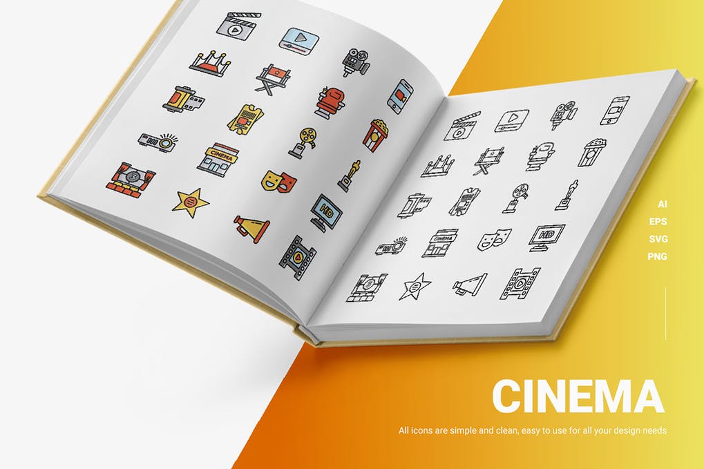 Free Cinema Icons Download