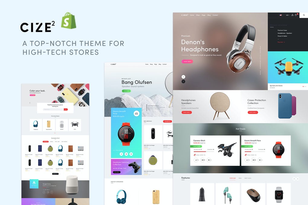 Free Cize Electronics Store Shopify Theme Download