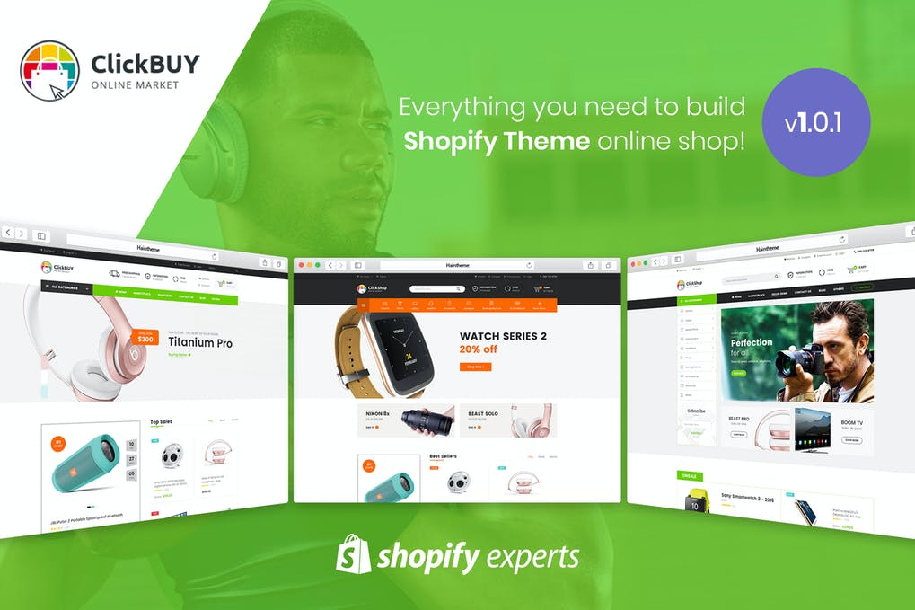 Free ClickBuy Multi Store Responsive Shopify Theme Download