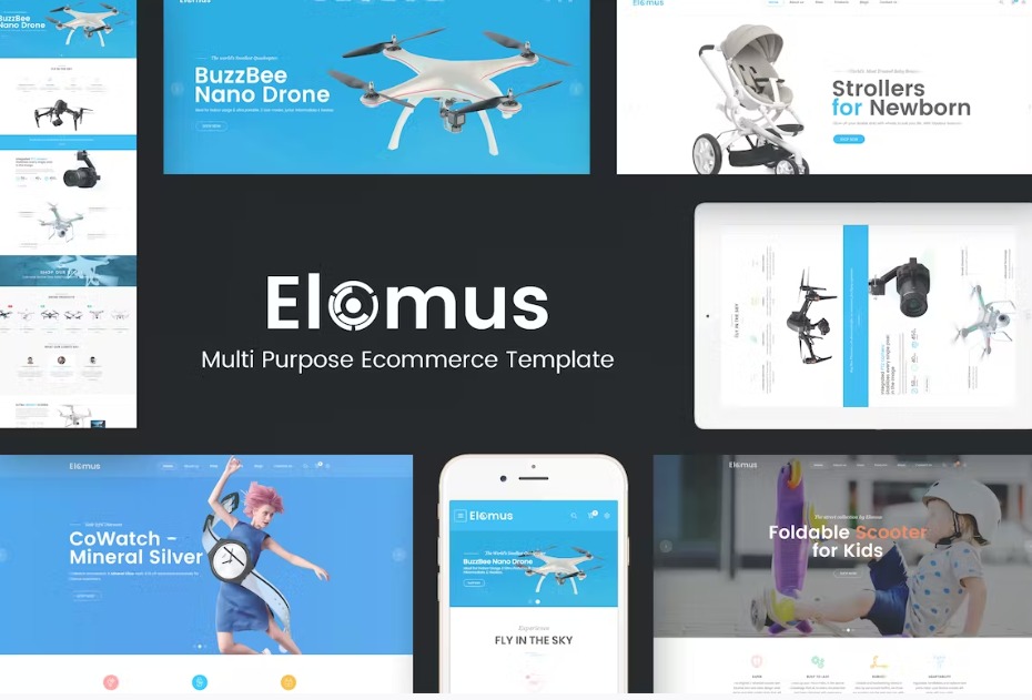 Elomus Single Product OpenCart Theme