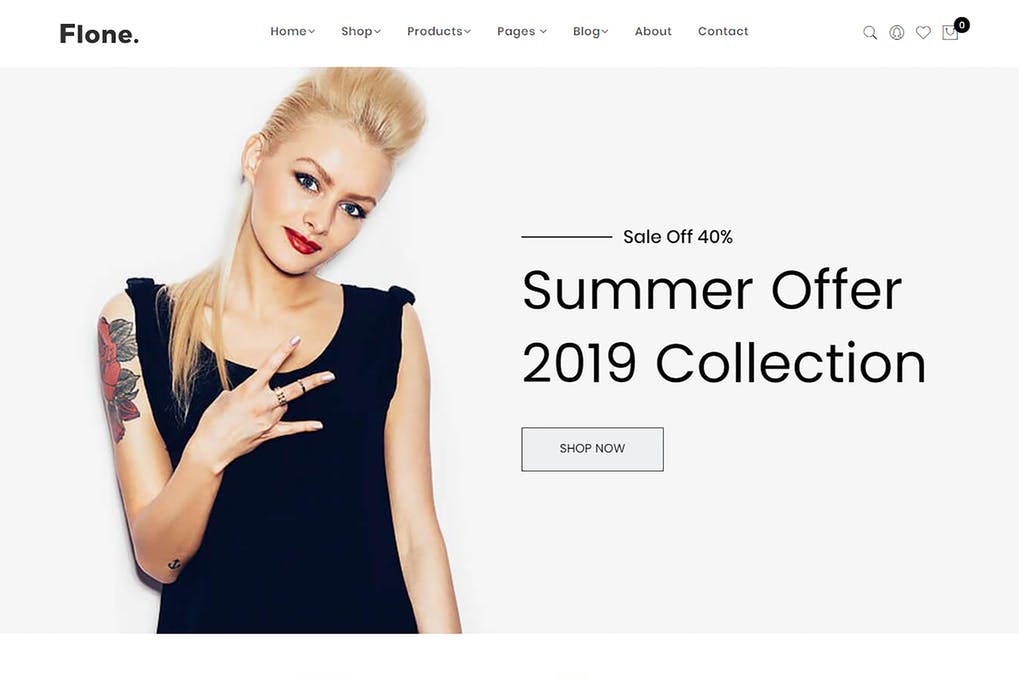 Free Flone Minimal Shopify Theme Download
