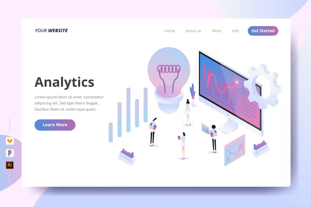 Free Analytics Landing Page Download