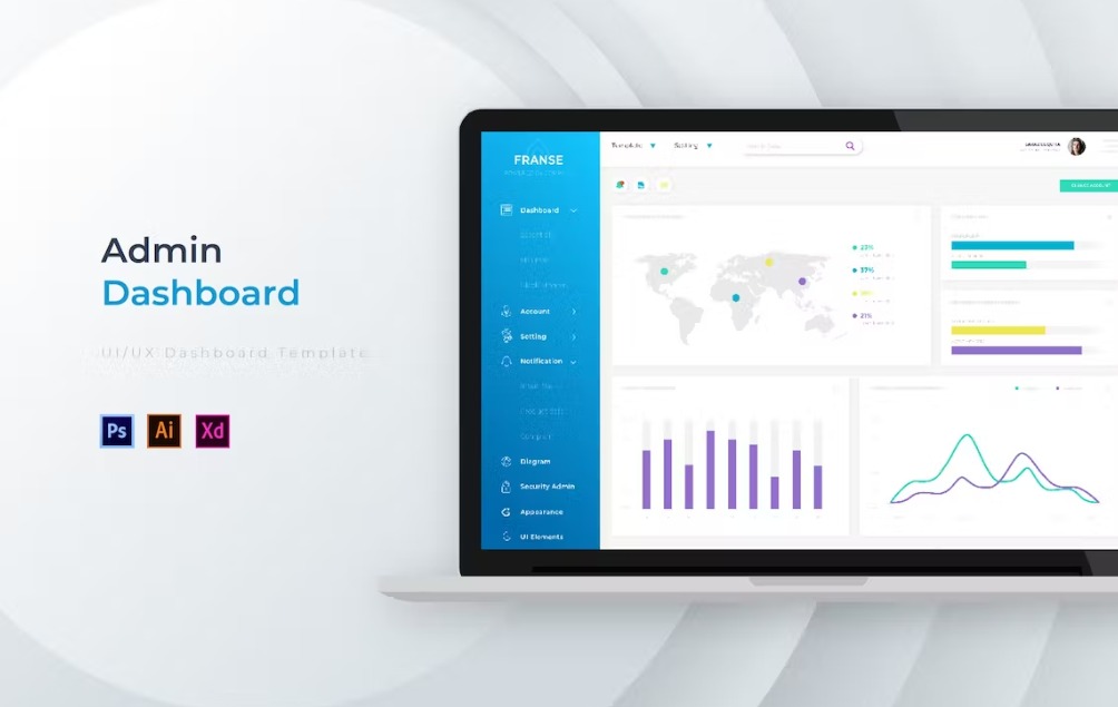 Free Franse Dashboard Admin Template Download