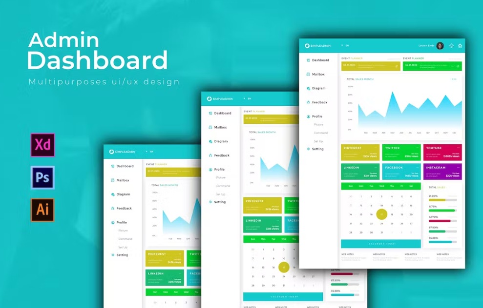 Free Simpleadmin Dashboard Admin Template Download