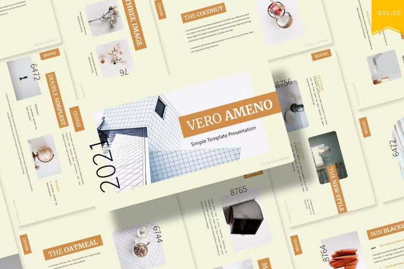 Free Vero Ameno Google Slides Template Download