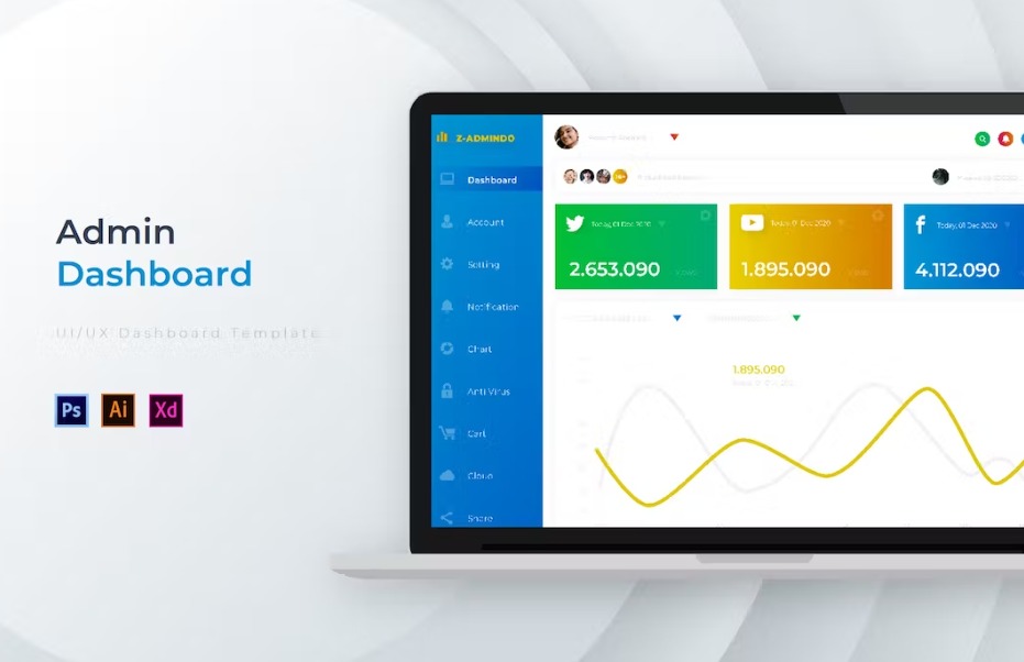 Free Z-Admindo Dashboard Admin Template Download