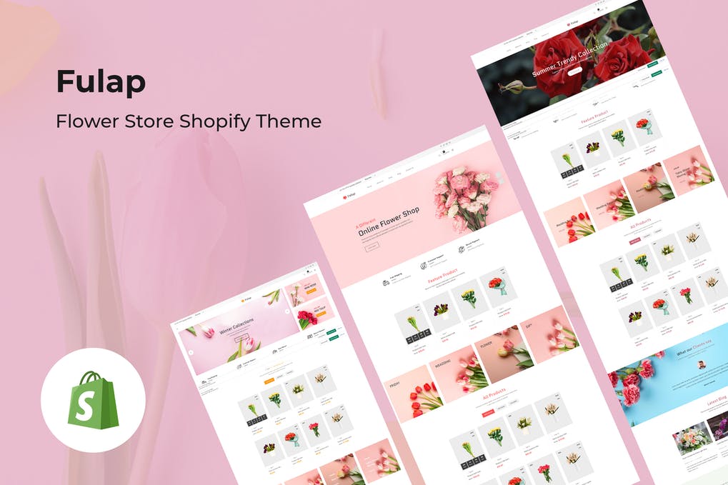 Free Fulap Flower Store Shopify Theme Download