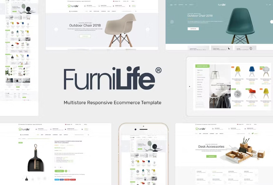 Furnilife Furniture Decorations OpenCart Theme