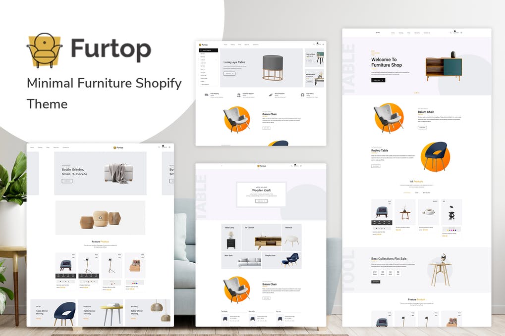 Free Furtop Minimal Furniture Shopify Theme Download