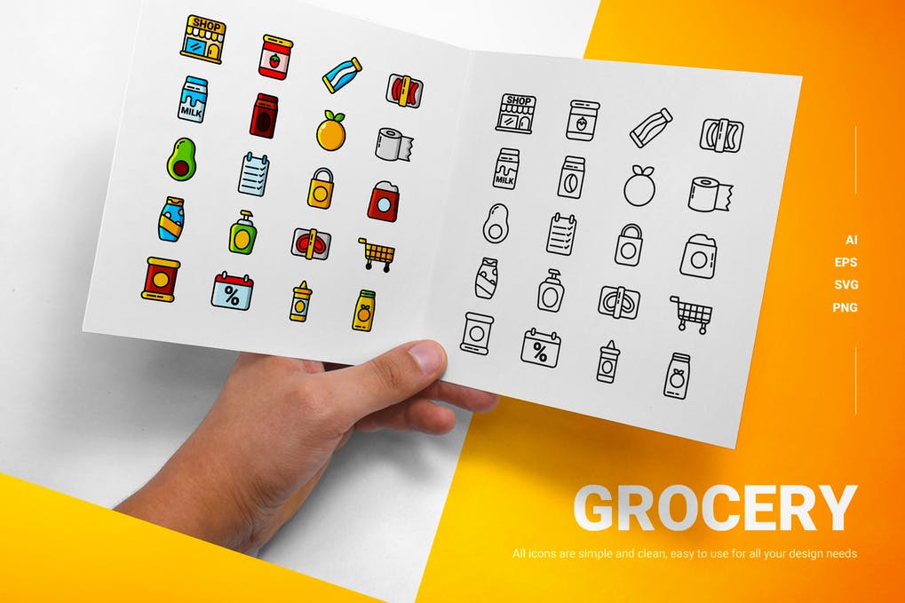 Free Grocery Icons Download