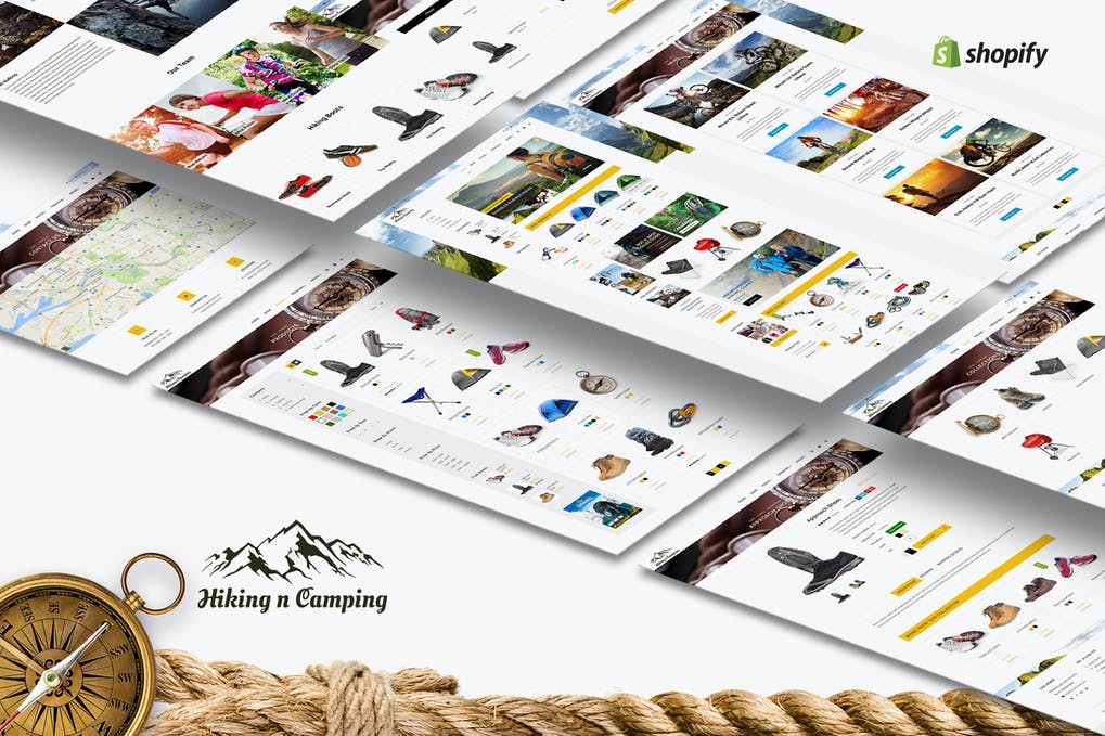 Free Hiking Camping Outdoor Adventure Shopify Theme Download