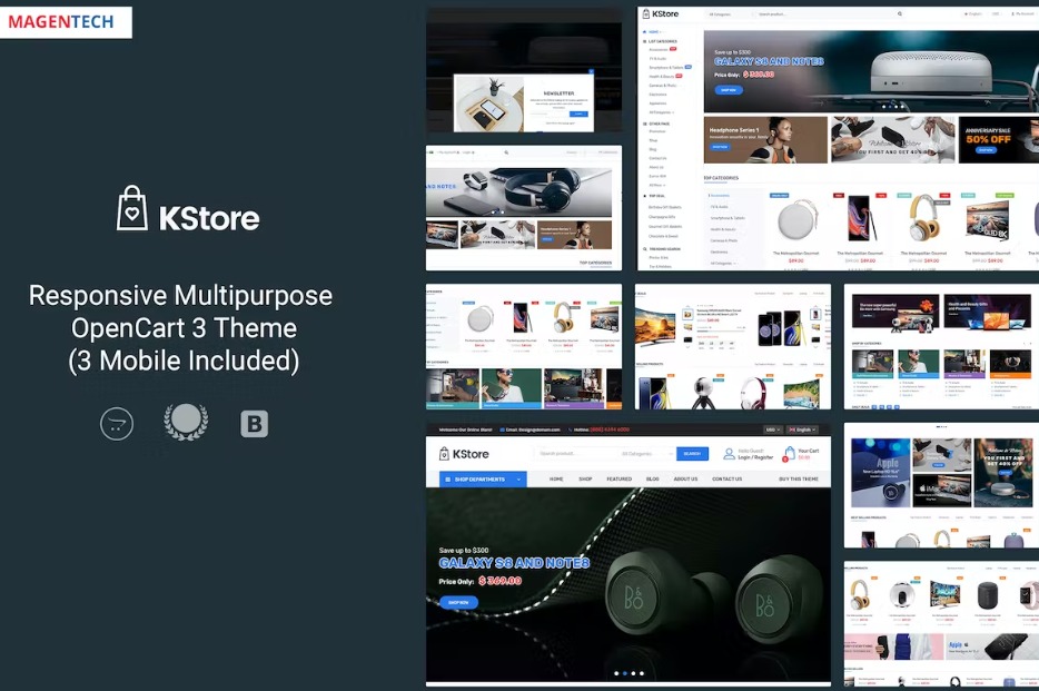 KStore Multipurpose OpenCart 3 Hi-Tech Theme