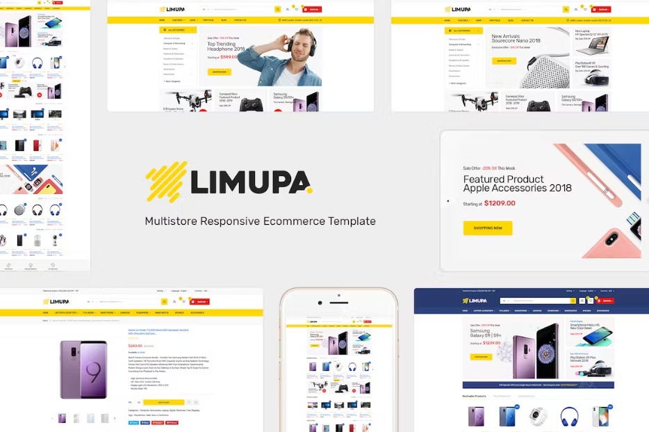 Limupa Technology OpenCart Theme