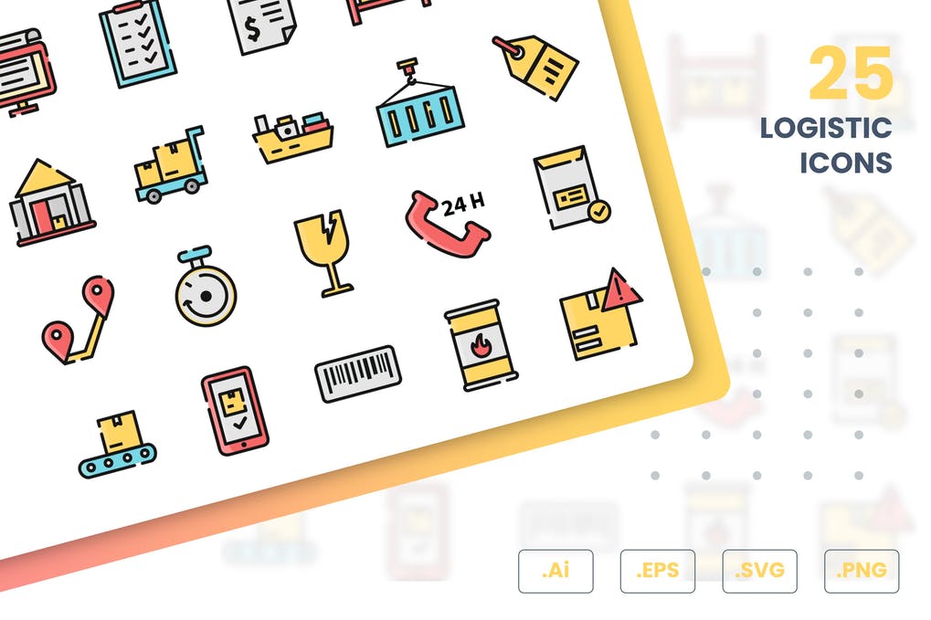 Free Logistics Icons Set Download