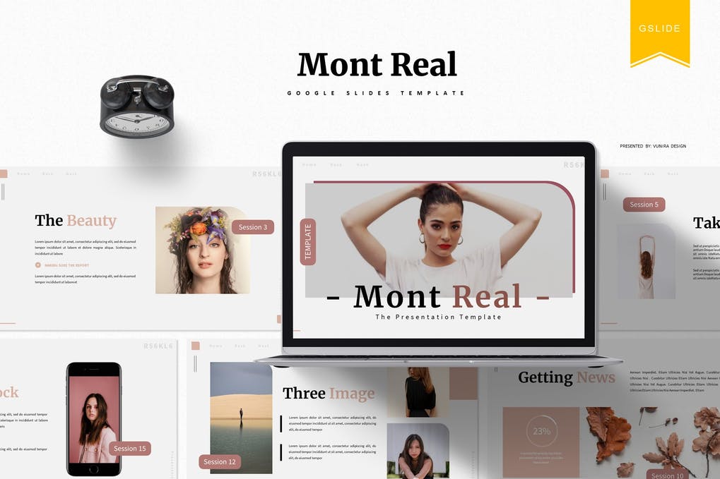 Free Mont Real Google Slides Template Download