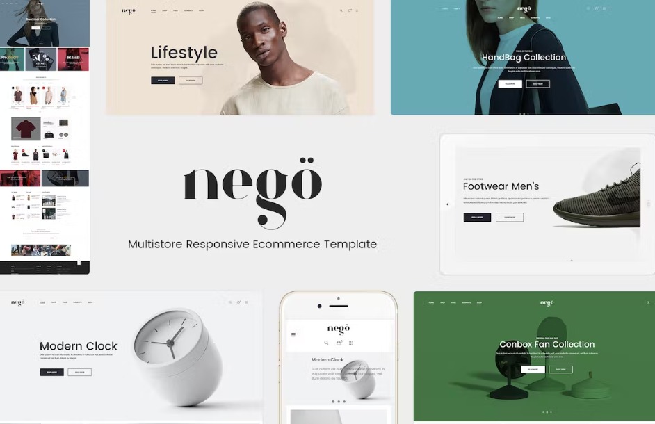 Nego Minimalist Responsive Opencart 3 Theme