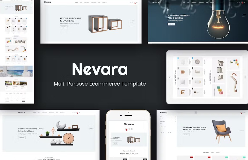 Nevara Furniture & Interior Opencart 3 Theme