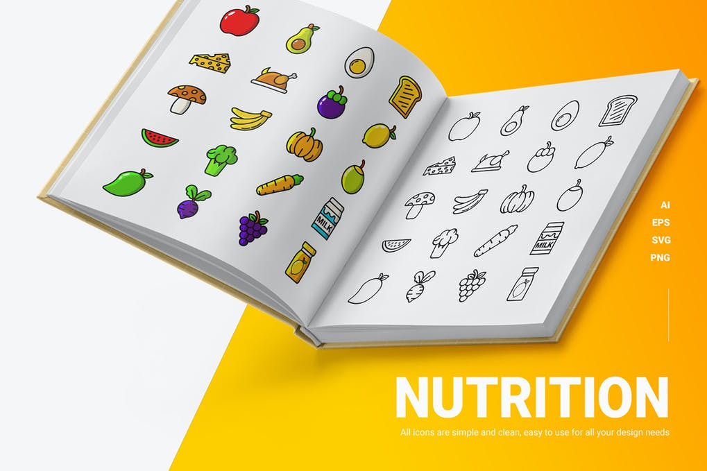 Free Nutrition Icons Download