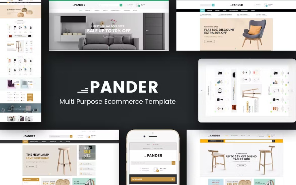 Pander Furniture Responsive OpenCart Theme