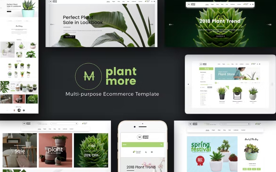 Plantmore OpenCart Theme