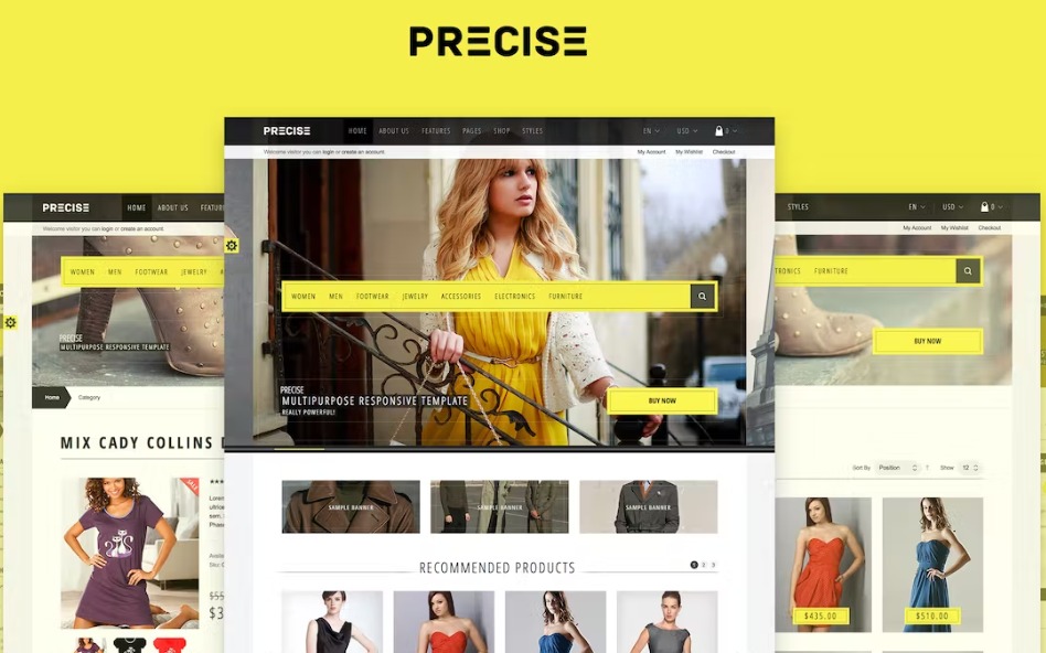 Precise Multipurpose Responsive OpenCart Theme