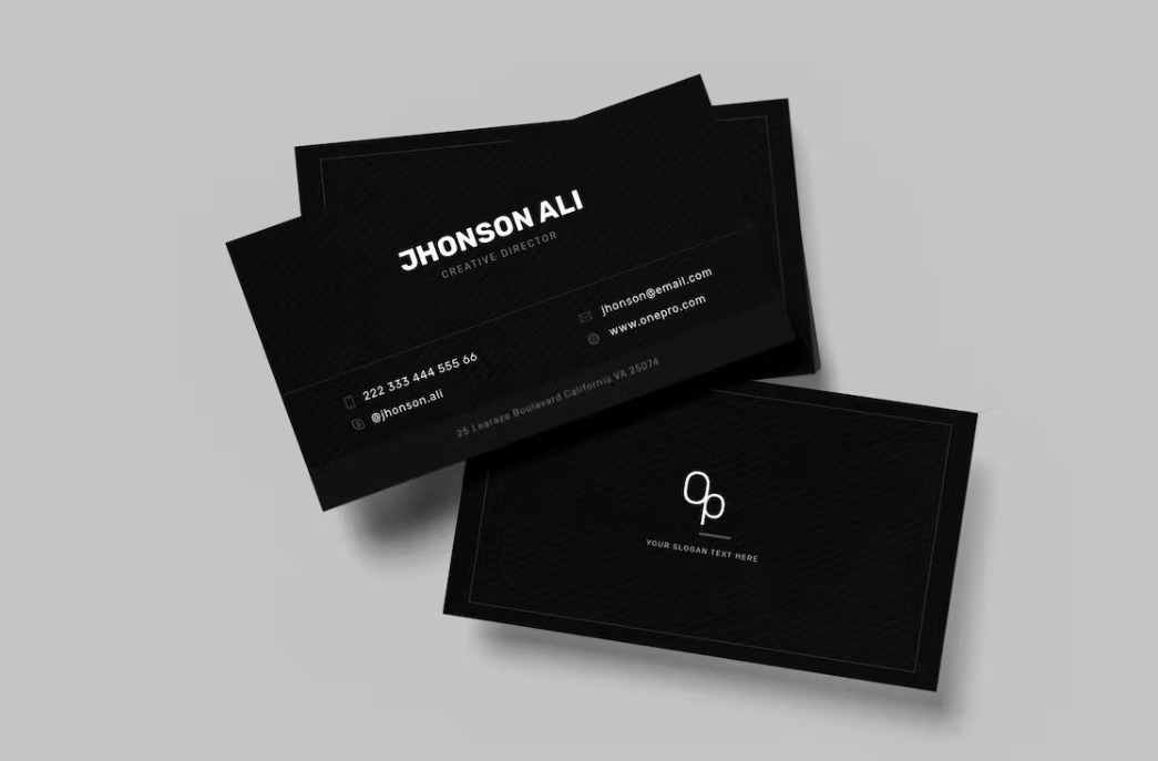 Professional business card v53