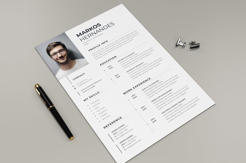 Resume - CV Template Vol.03