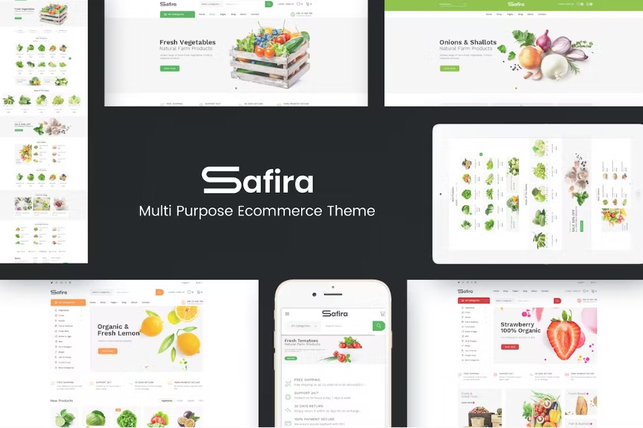 Safira Responsive OpenCart Theme