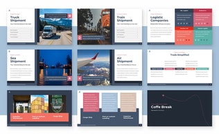 Free Shipment Powerpoint & Google Slides Template Download