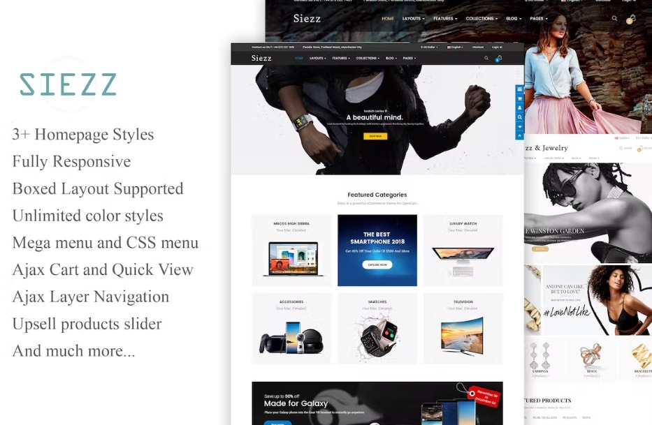 Siezz Multipurpose OpenCart 3 Theme