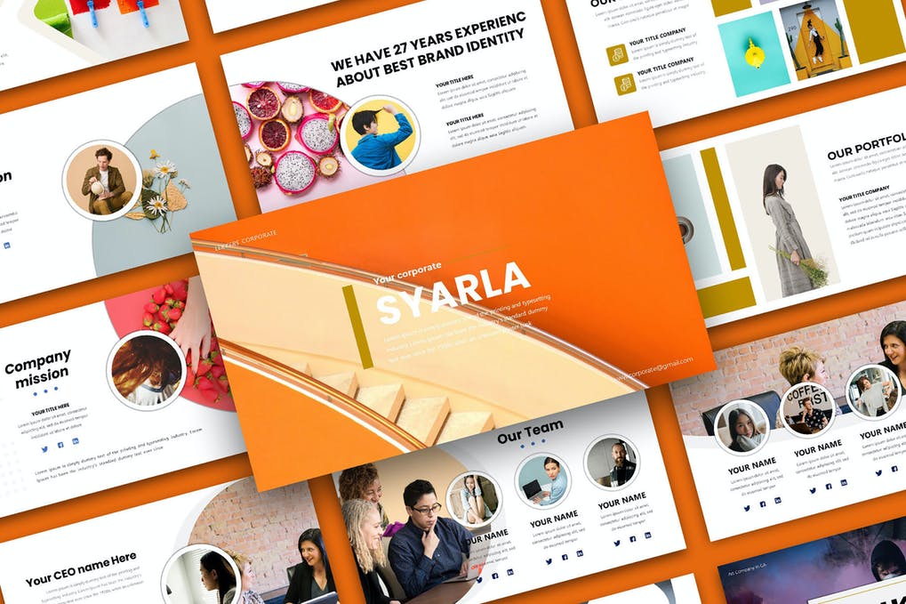 Free Syarla Powerpoint Template