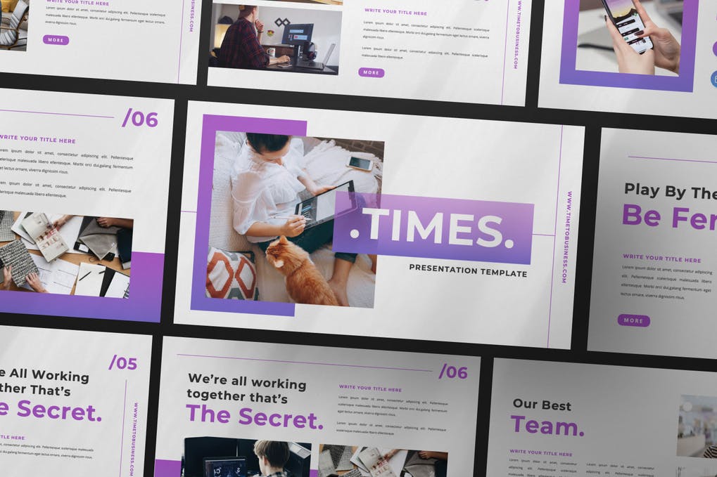 Free Times Business Presentation Template Download