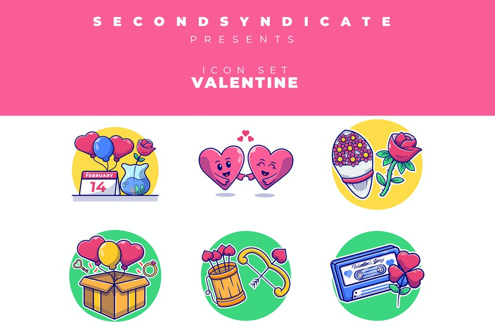 Free VALENTINE ICON SET Download