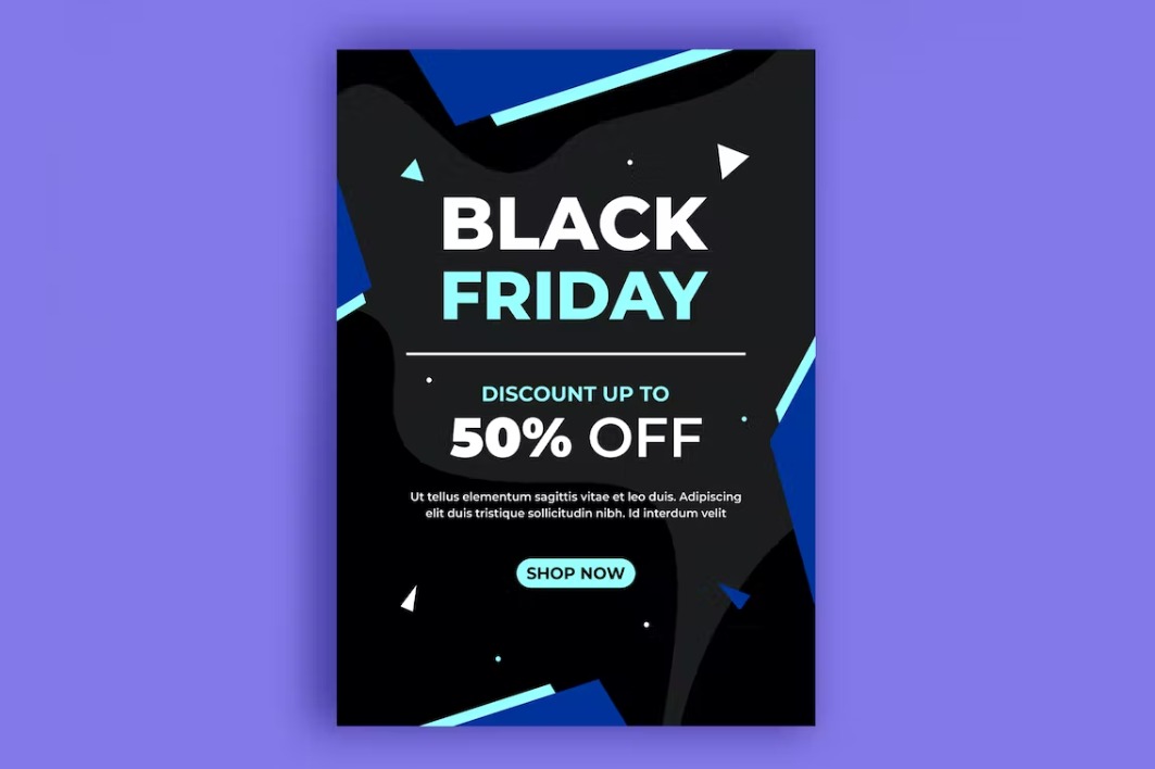 Free Vector Black Friday Poster Template Download