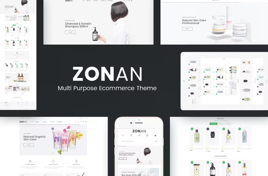 Zonan Responsive OpenCart Theme