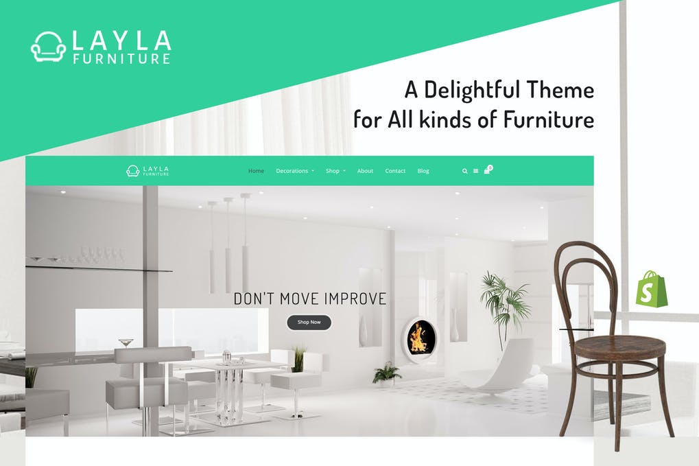 Free Layla Furniture Shopify Theme Download