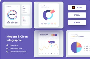 Free Modern & Clean Infographic Download