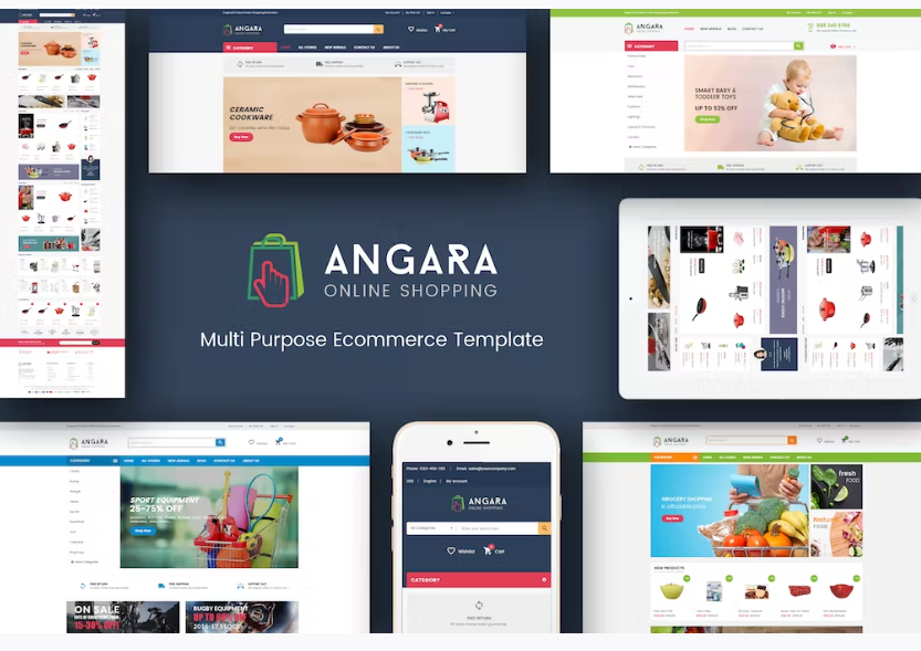 Free Angara Responsive Magento Theme Download