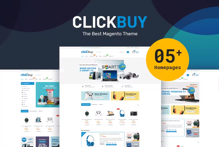 Free ClickBuy Magento2 Responsive Digital Theme Download