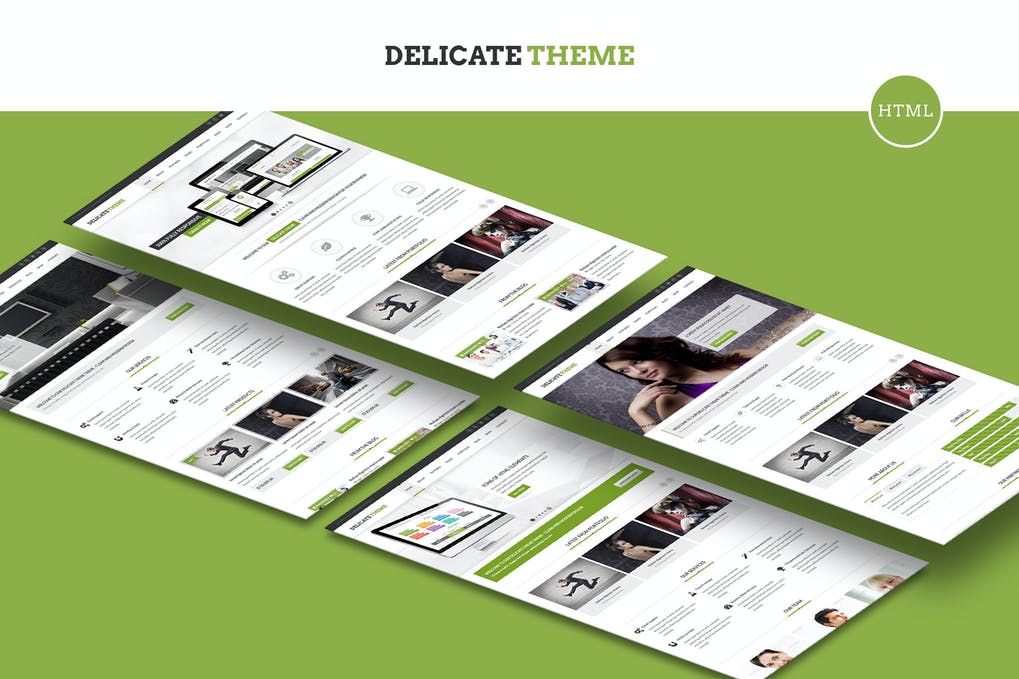 Free Delicate Responsive Multipurpose HTML5 Template Download