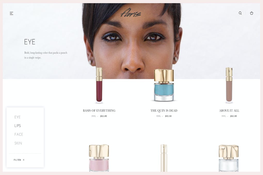 Free Floris Perfume Cosmetics Shop Template Download